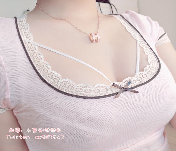 小菜头喵喵喵-粉T白丝[53P+1V/1.8G]