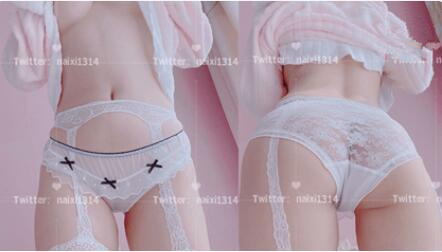 狍崽子-纯白蕾丝小内[20p+1v/622M]