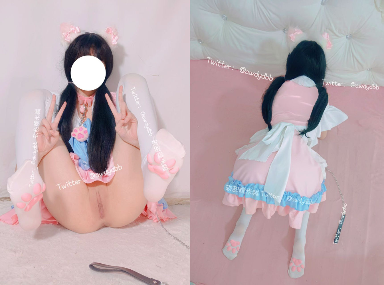 软甜糯米糍-喵仆小猫[6P+2V/1.36GB]