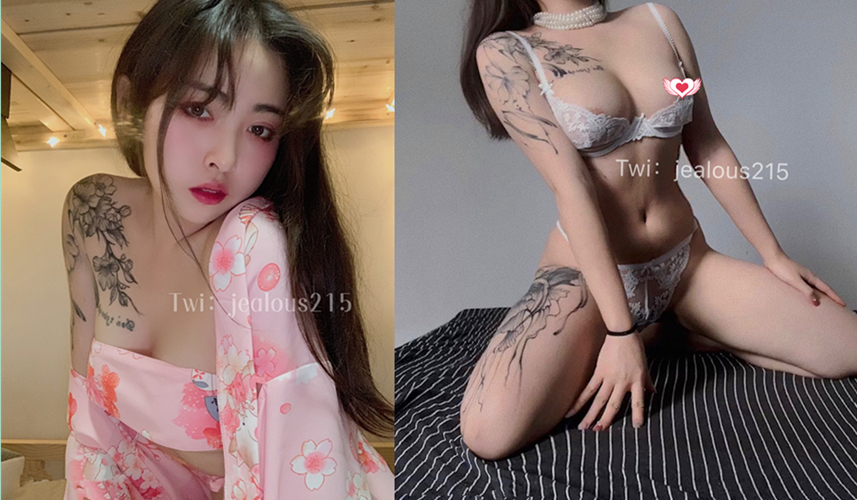 jealous215-顶级露脸反差女神！推特S级身材刺青博主合集[135P+40V/491M]